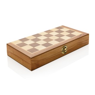 Juego de ajedrez de madera personalizado